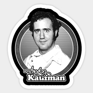 Andy Kaufman /// Retro Fan Aesthetic Design Sticker